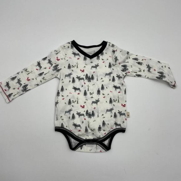 Burt's Bees Baby Other - BURTS BEES Winter Holiday Long Sleeve Body Suit Infant Sz 12 M
